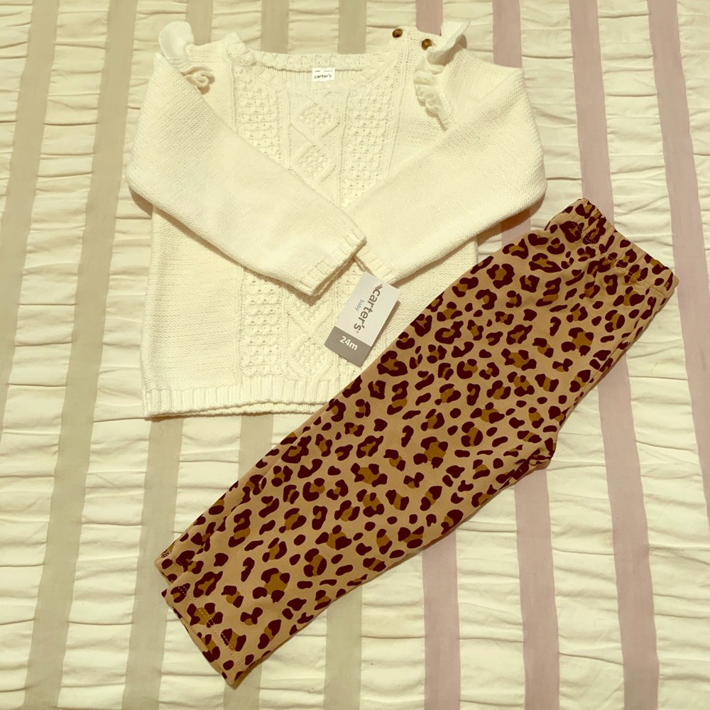 Carter’s Sweater and Pant set, Matching